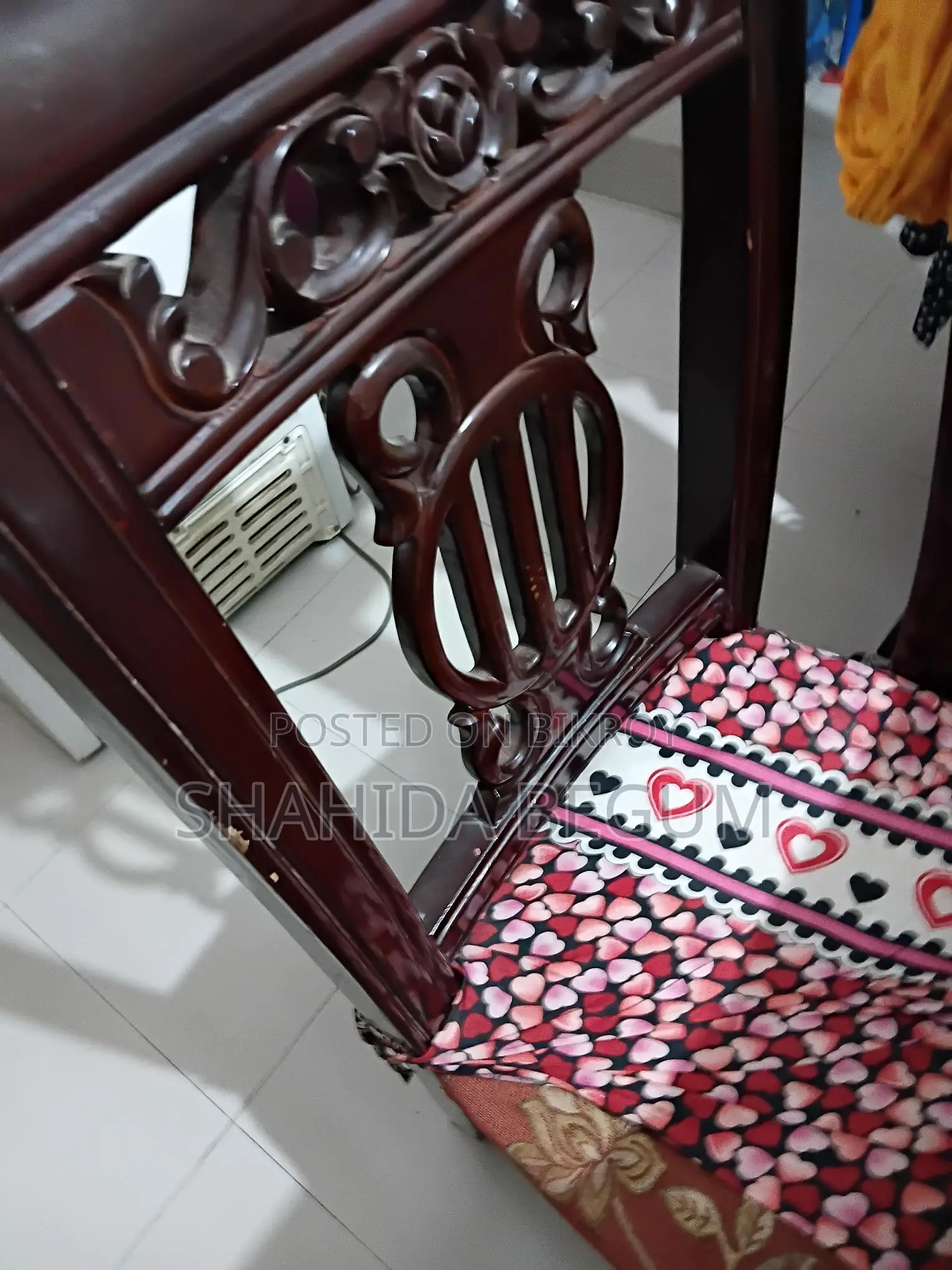 Dining table and chairs