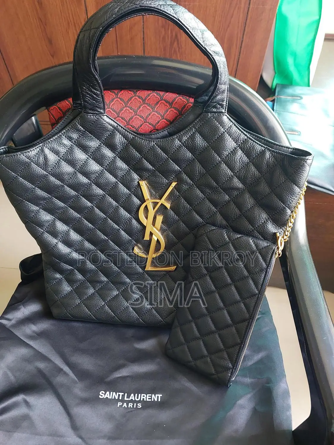 Yves Saint Laurent (YSL) Stylish Black Handbag – Brand New