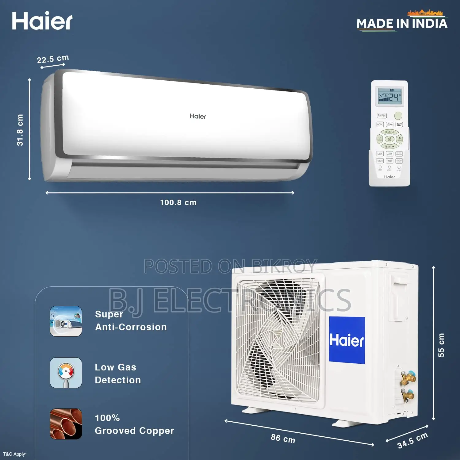 Haier 2.0 Ton Inverter AC with High Energy Saving Technology