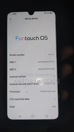 Vivo S1 . (Used)