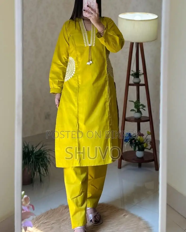 Party Cotton Embroidery Three-Piece