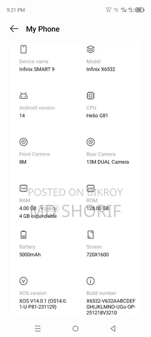Infinix Smart 9 (Used)