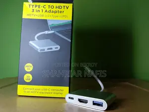 Type-C to HDTV 3-in-1 Multifunction Adapter (Support)