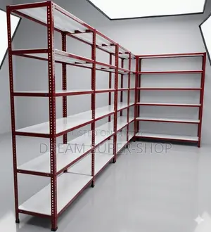 Ultra-Durable Steel Slotted Angle Racks for Warehouse & Shop