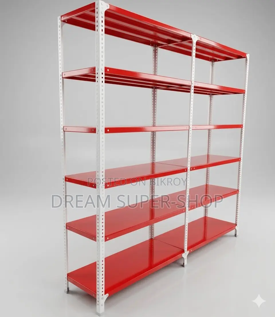 Ultra-Durable Steel Slotted Angle Racks for Warehouse & Shop
