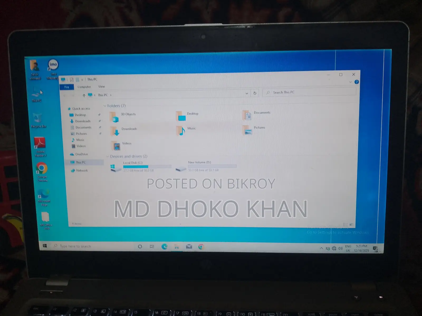 Laptop for Sale