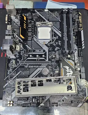 ASUS TUF B360-Plus Gaming motherboard 8th & 9th-gen processor Supported