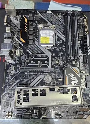ASUS TUF B360-Plus Gaming motherboard 8th & 9th-gen processor Supported