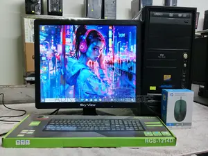 Full Computer Setup with 17″ LED Monitor + Intel Dual Core Desktop PC