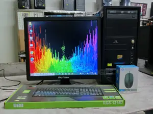 Full Computer Setup with 17″ LED Monitor + Intel Dual Core Desktop PC