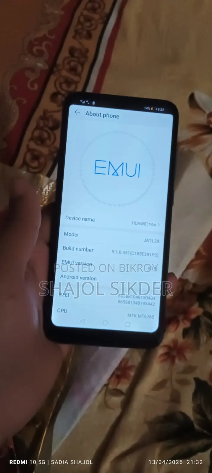Huawei Y6s (Used)