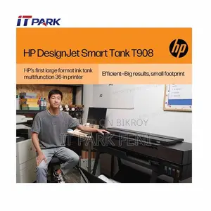 HP DesignJet Smart Tank T908 36-in Multifunction Large Format Printer