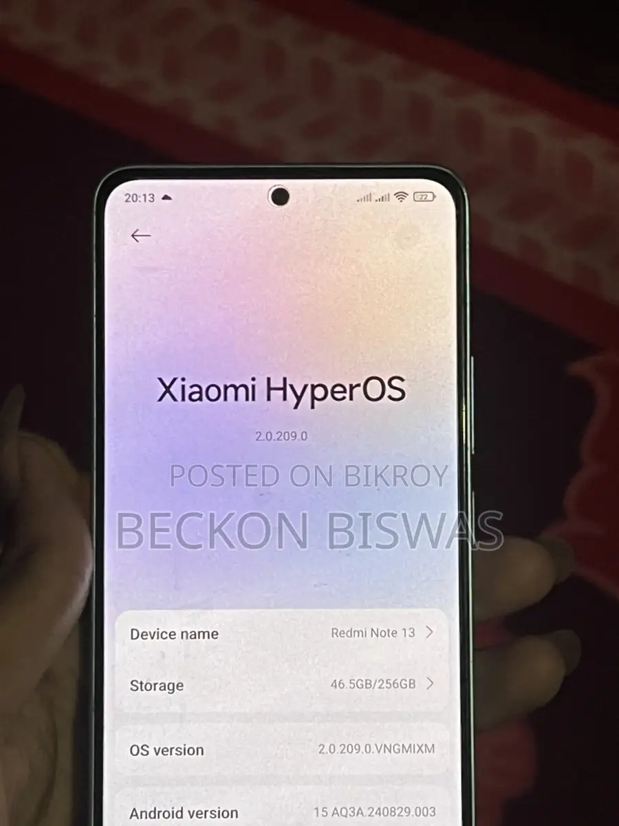 Xiaomi Redmi Note 13 . (Used)