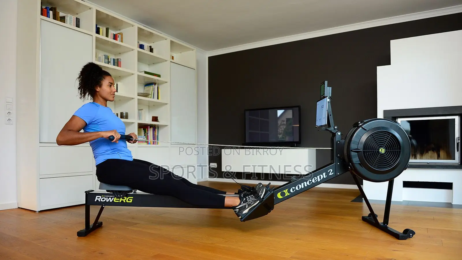 Exercise Air-Rowing Machine Concept-2