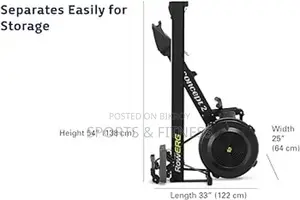 Exercise Air-Rowing Machine Concept-2