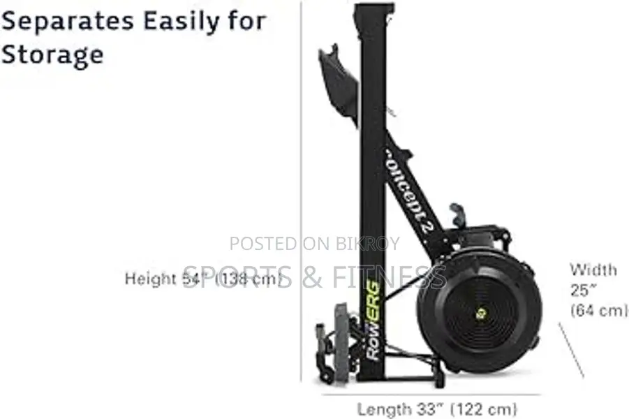 Exercise Air-Rowing Machine Concept-2