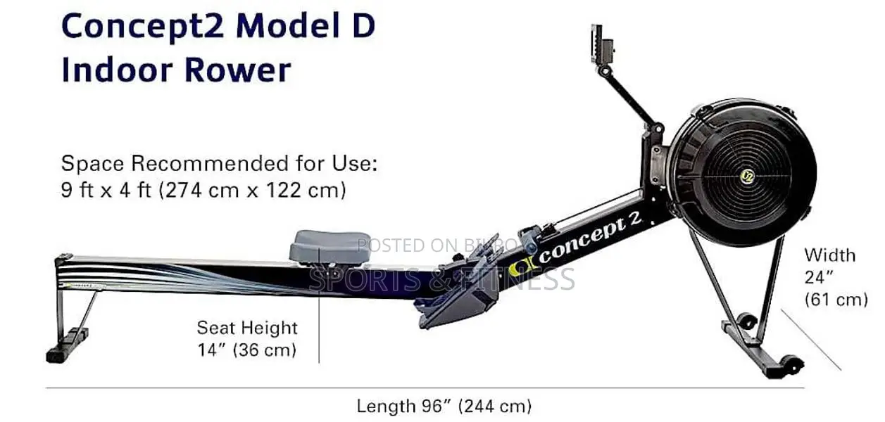 Exercise Air-Rowing Machine Concept-2