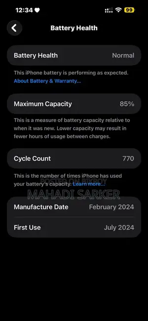 Apple iPhone 15 pro max 256gb (Used)
