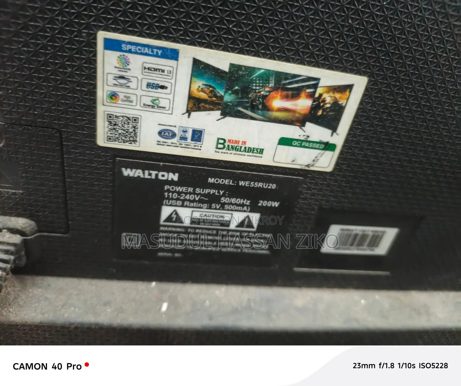 Walton Tv 55"