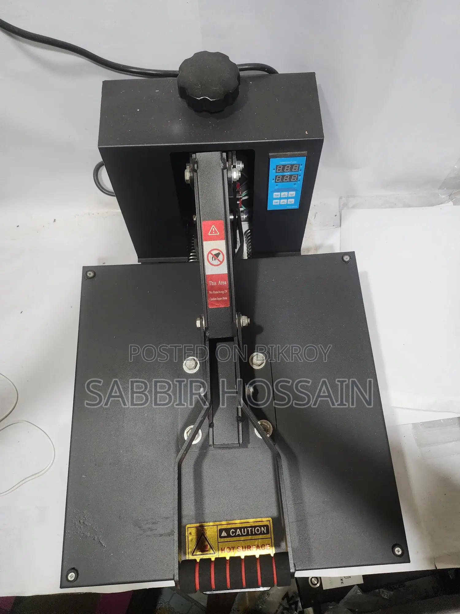 Heat Press Machine 15*15 Inch.