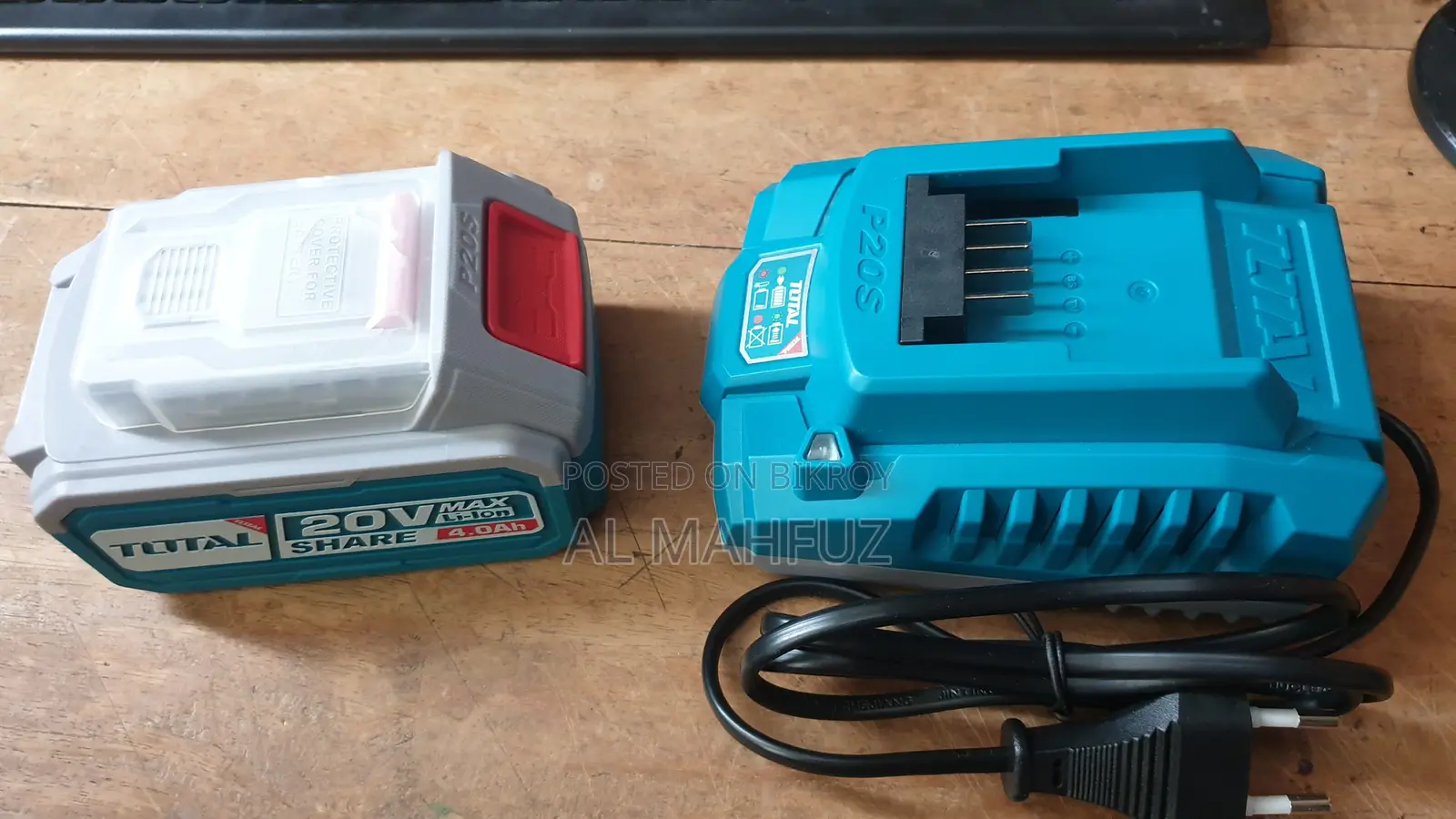 Total P20s 20volt 4ah Battery And 2a Charger Combo