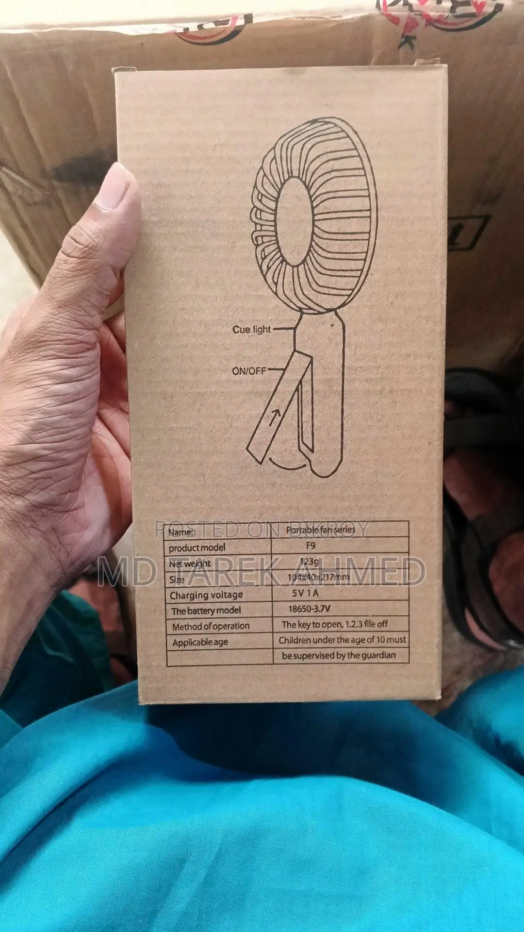 F9 Mini Portable Fan – A smart solution for cool air!