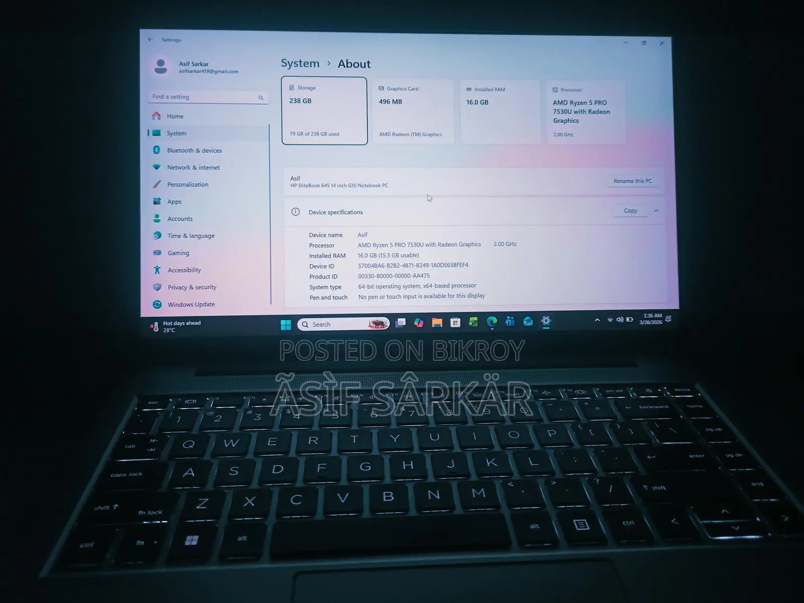 HP Elitebook 645 G10