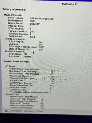 MacBook Pro 2018 i7 32GB 4GB 256GB TouchBar 4TypeC