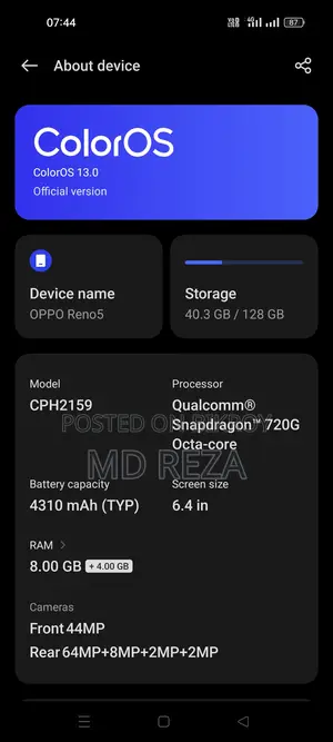 OPPO Reno 5 Pro (Used)
