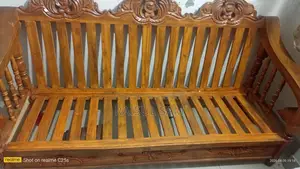 Teak Wood 3+1+1 Sofa Set