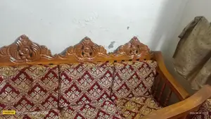 Teak Wood 3+1+1 Sofa Set