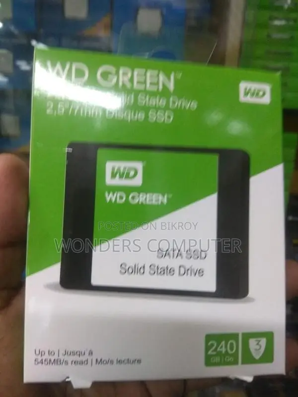 WD Green 240GB Internal PC SSD - SATA III 6 Gb/s 1 Year Warranty