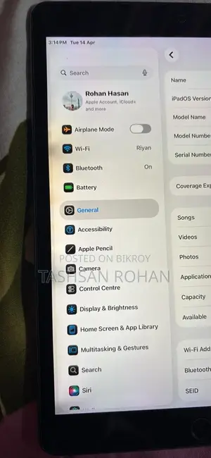 iPad 9th Gen (10.2-inch) 2021 Model WiFi Variant