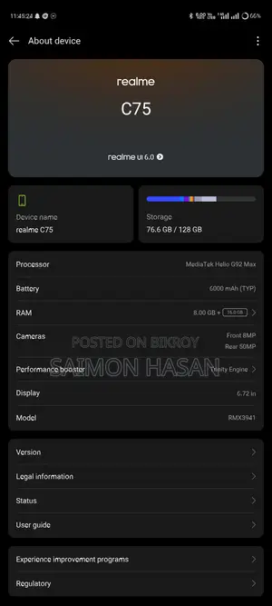 Realme C75 (Used)