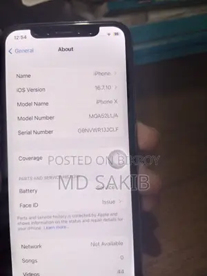 Apple iPhone X (Used)