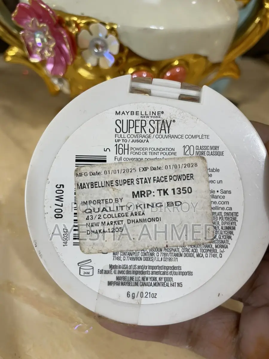 Original Maybelline Superstay Compact Powder Shade 120