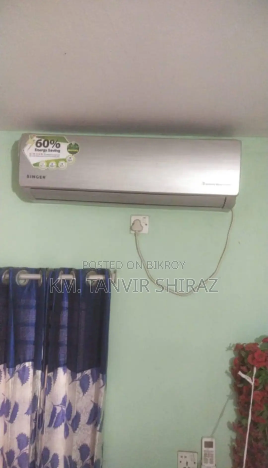 জরুরি ভিত্তিতে বিক্রয় করা হবে Singer 1.5 Ton Inverter AC (Silver)