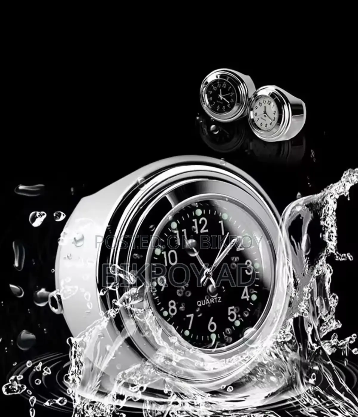Motorcycle Bicycle Handlebar Clock