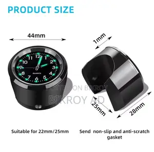 Motorcycle Bicycle Handlebar Clock
