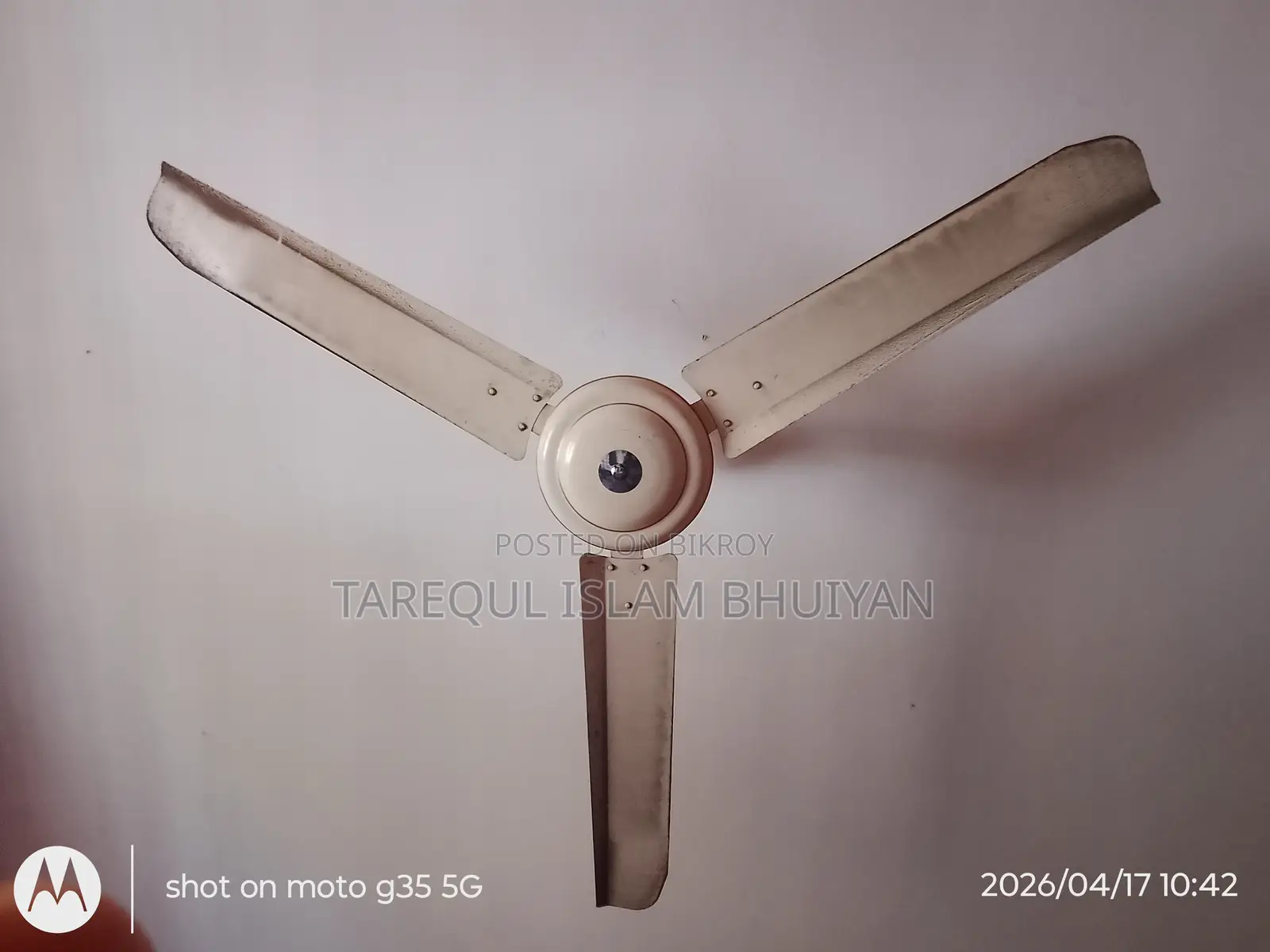 "ভাল অবস্থার অরিজিনাল ইলেকট্রিক ফ্যান বিক্রয় – কম দামে"