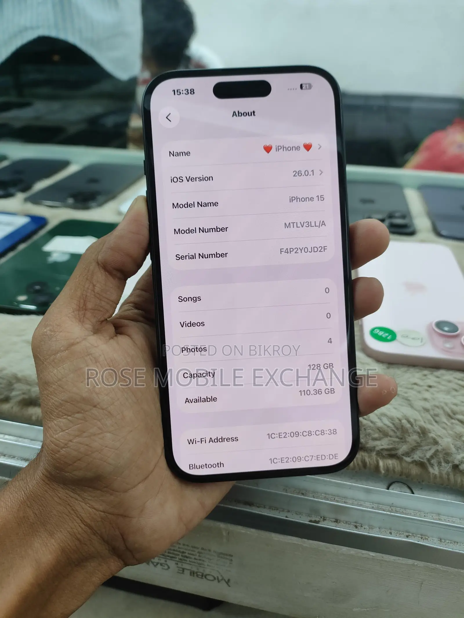 Apple iPhone 15 2x Charging Time (Used)