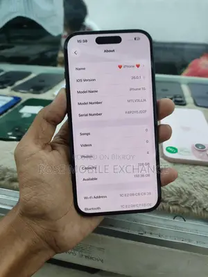 Apple iPhone 15 ২ বার চার্জিং টাইম💥 (Used)