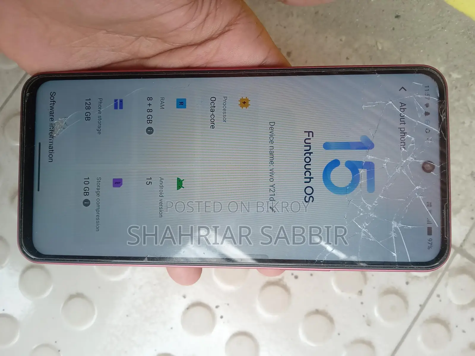 Vivo Y21d 8/128 (ব্যবহৃত)