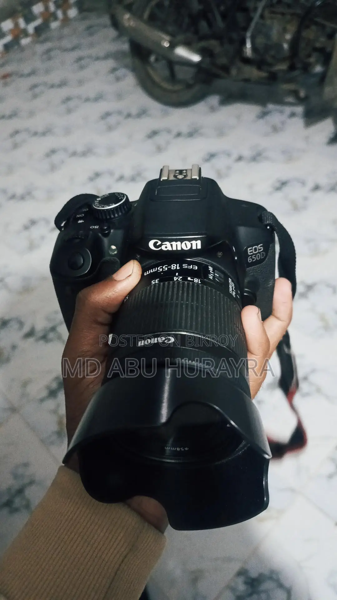 Canon 650d camera