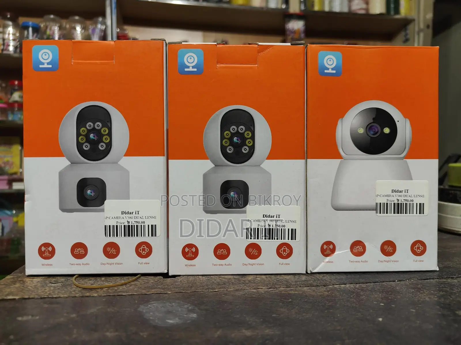 Stay Worry-Free with this V380 Pro WiFi Dual Lens Smart Camera!