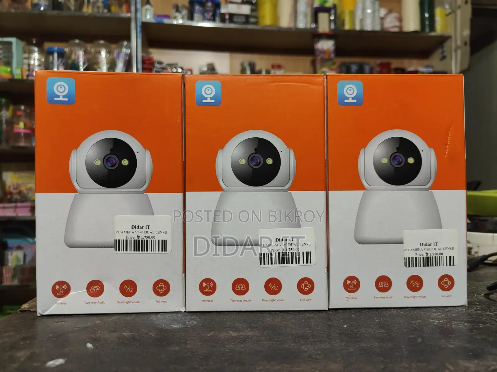 Stay Worry-Free with this V380 Pro WiFi Dual Lens Smart Camera!