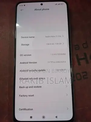 Xiaomi Redmi Note 11 (Used)
