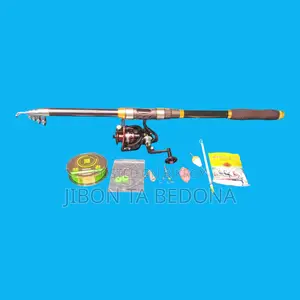 8ft Carbon Fiber Fishing Rod with Metal Reel Combo Set