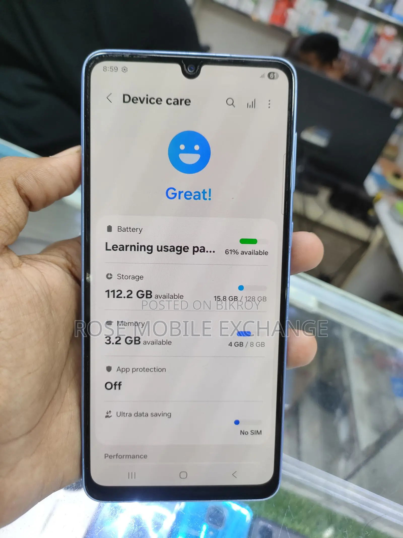 Samsung Galaxy A33 5g Genuine 6/128 (Used)