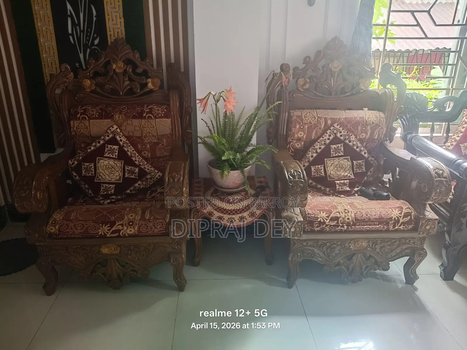 Royal Sofa Set in Chittagong Teak Wood